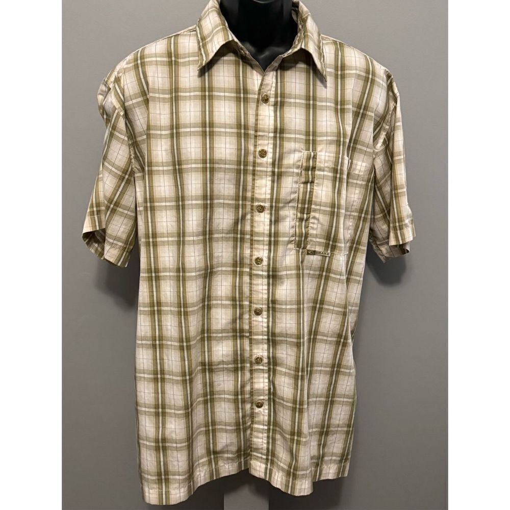 Drake Mens Plaid Shirt, size M